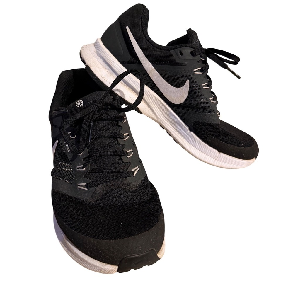 Nike Downshifter 12 Womens Running Shoes Black White Size 7.5